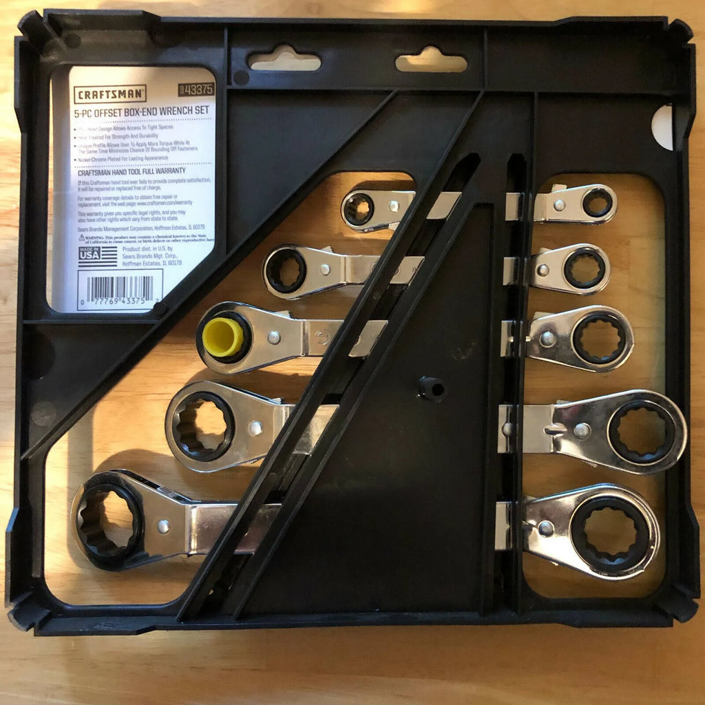 5 pc. Offset Ratchet Wrench Set L560577