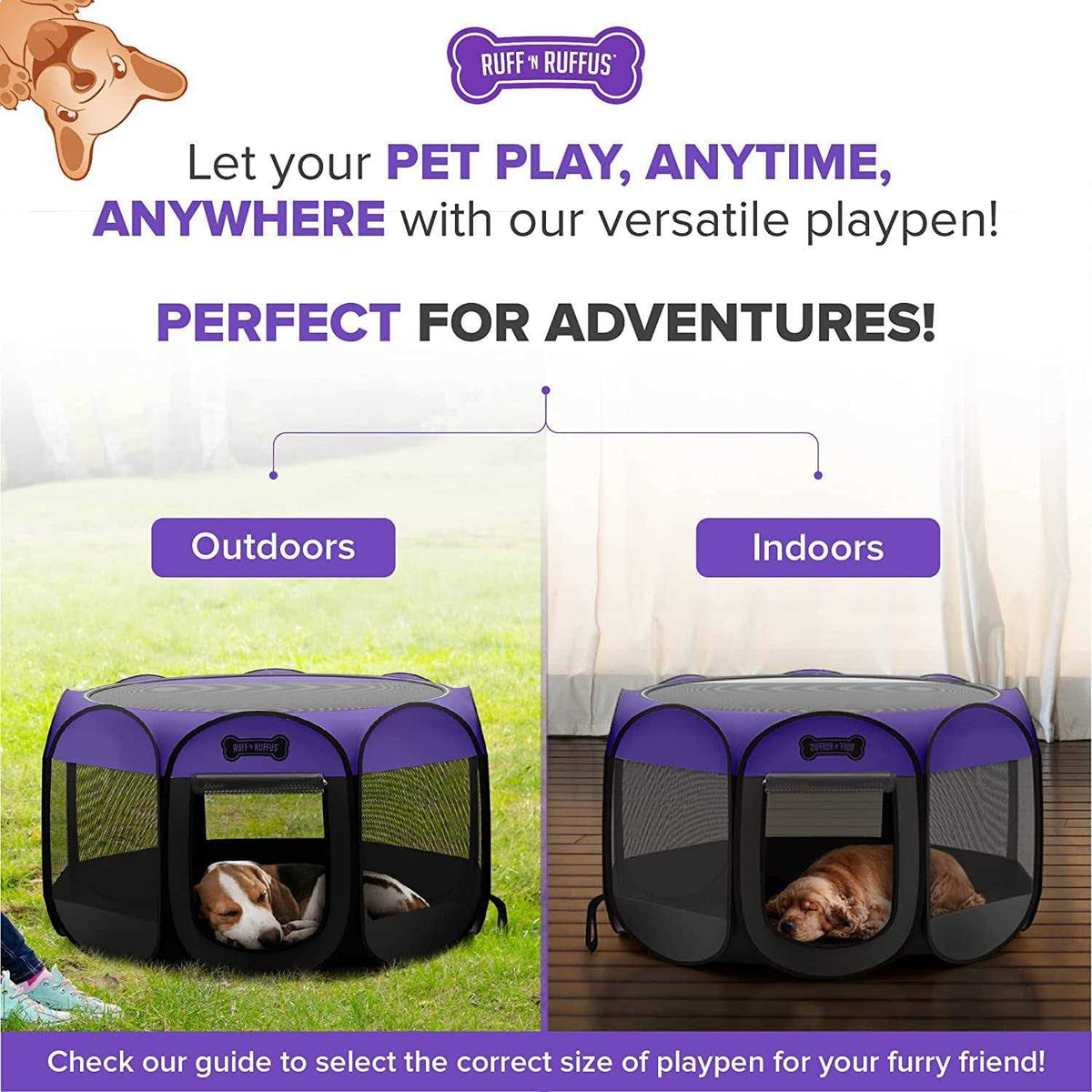 Foldable Pet Playpen T7528