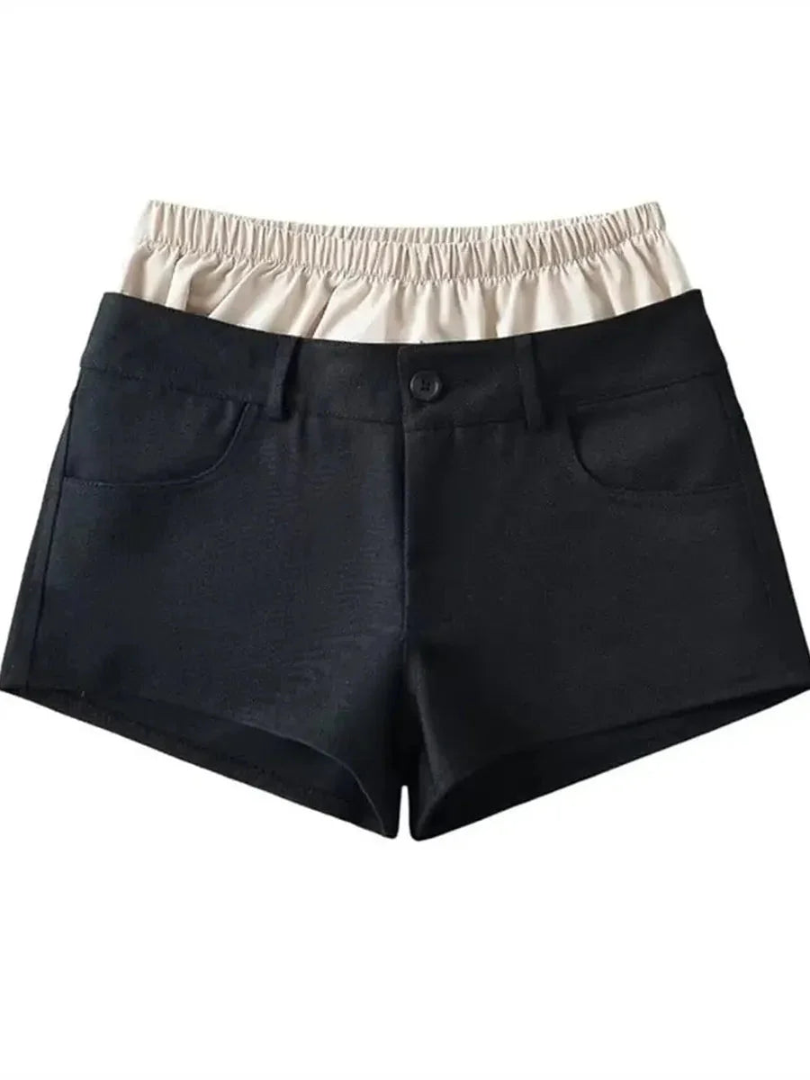 2 Pcs Low Waist Shorts K5426