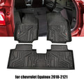 Black TPE All Weather Floor Liners for Chevrolet Equinox 2018-2021 D3977