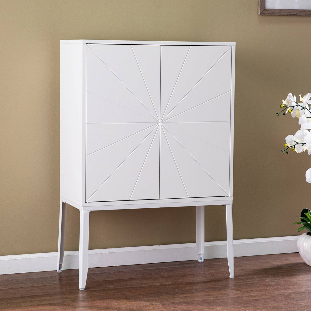 Double Door Storage Cabinet White C102327