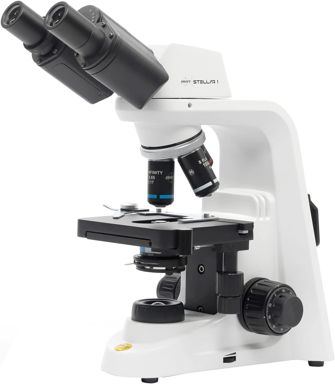 Professional Lab Compound Microscope, 40X-2500X Magnification, Binocular Head S728424