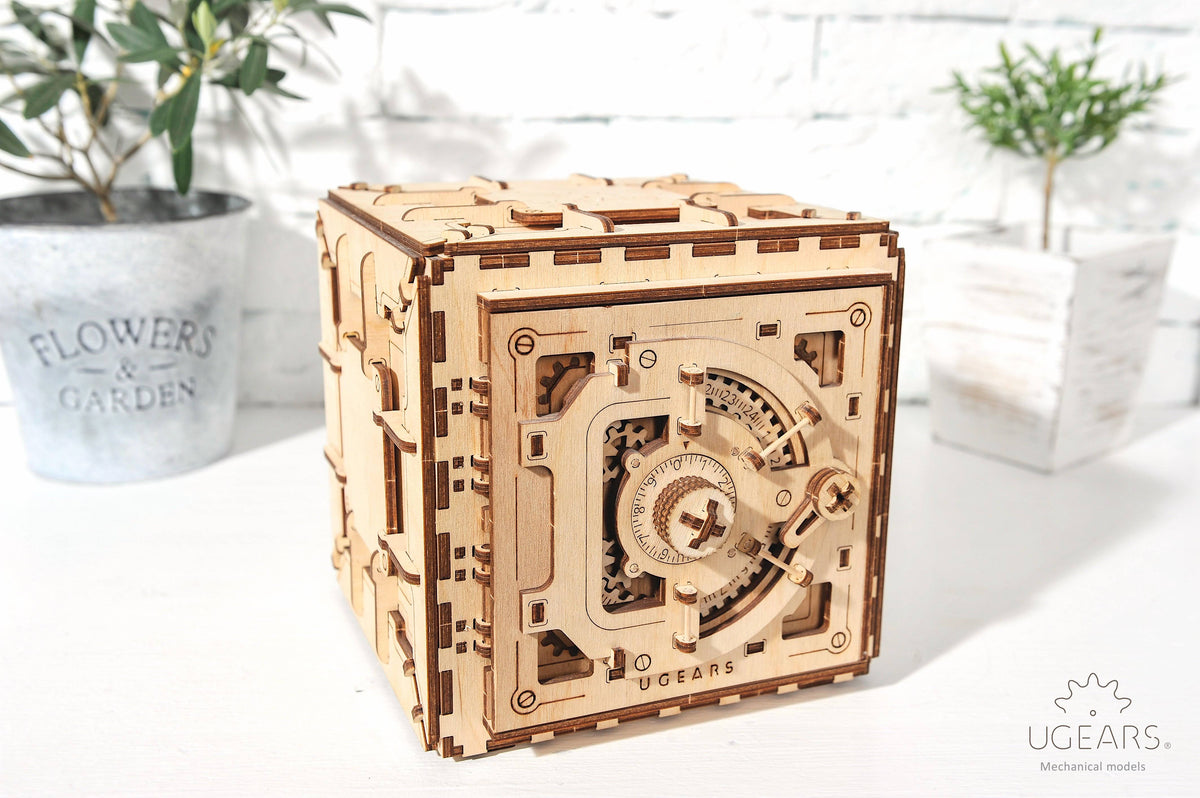 Wooden 3D Puzzle Safe V727158