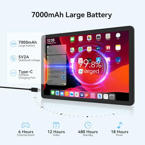 11 inch Android 14 Tablet 128GB ROM 16GB RAM Octa-Core R956