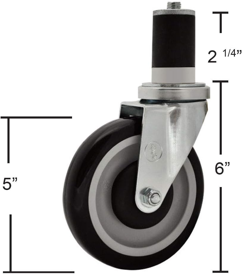 Set of 4 Polyurethane Wheel Caster Kit O266713