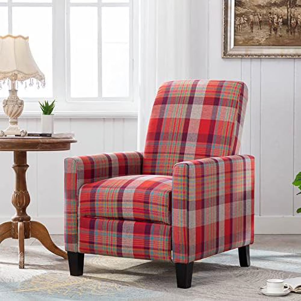 Button Tufted Club Chair with 4 Angle Adjustable Backrest T908