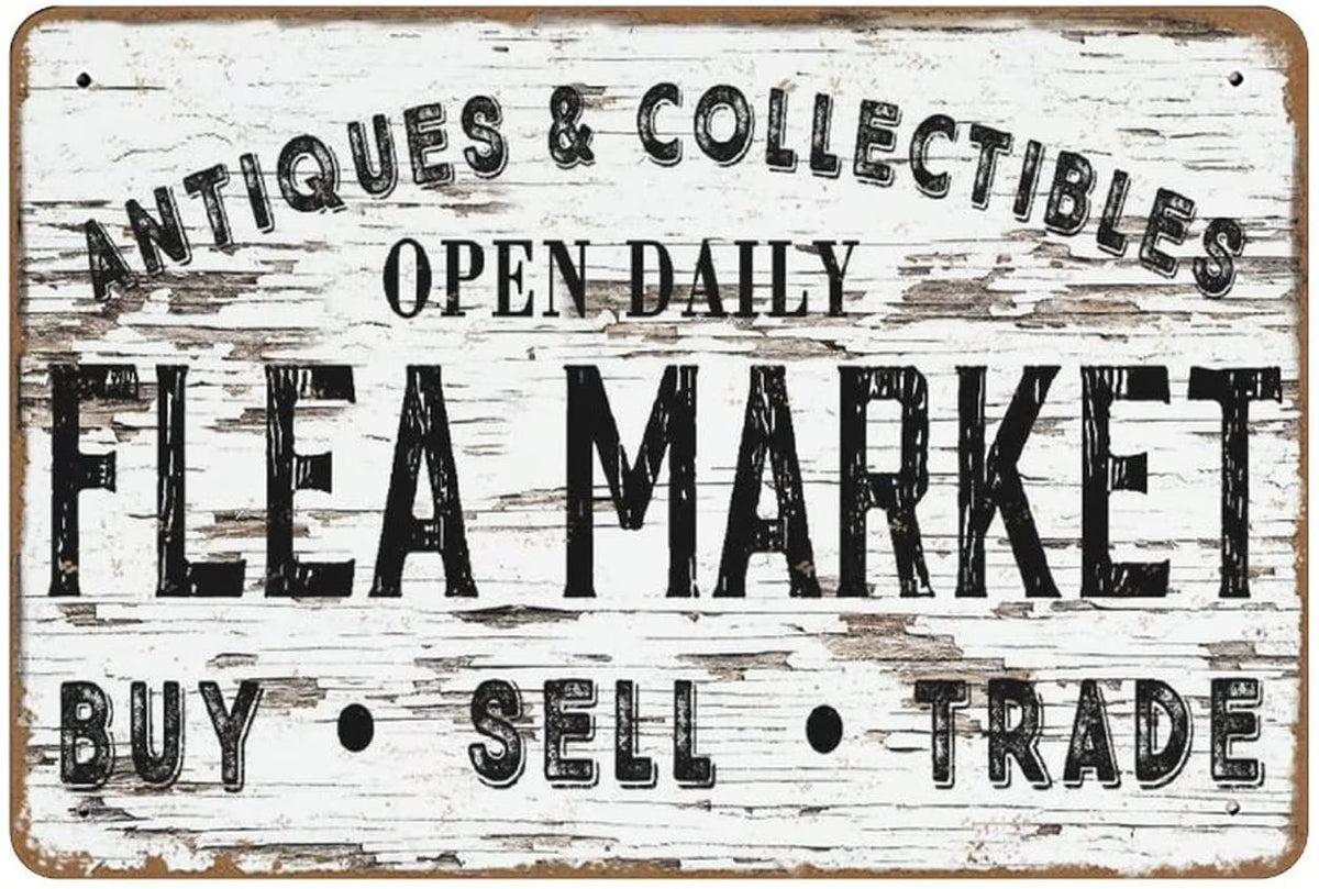 Retro Metal Tin Sign 8"x12" E907