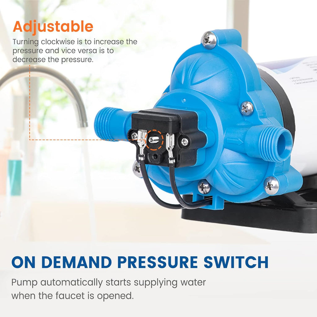 110V AC Water Pressure Pump 5.0GPM 55PSI Self Priming D2780
