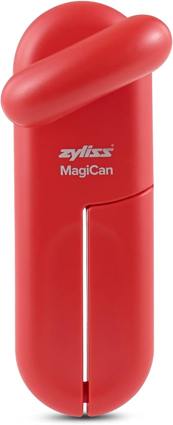 Manual Can Opener with Lid Release - Red W3712