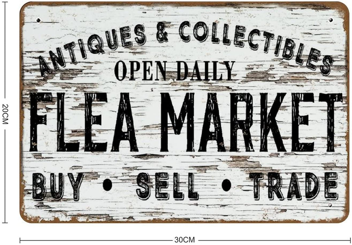 Retro Metal Tin Sign 8"x12" E907