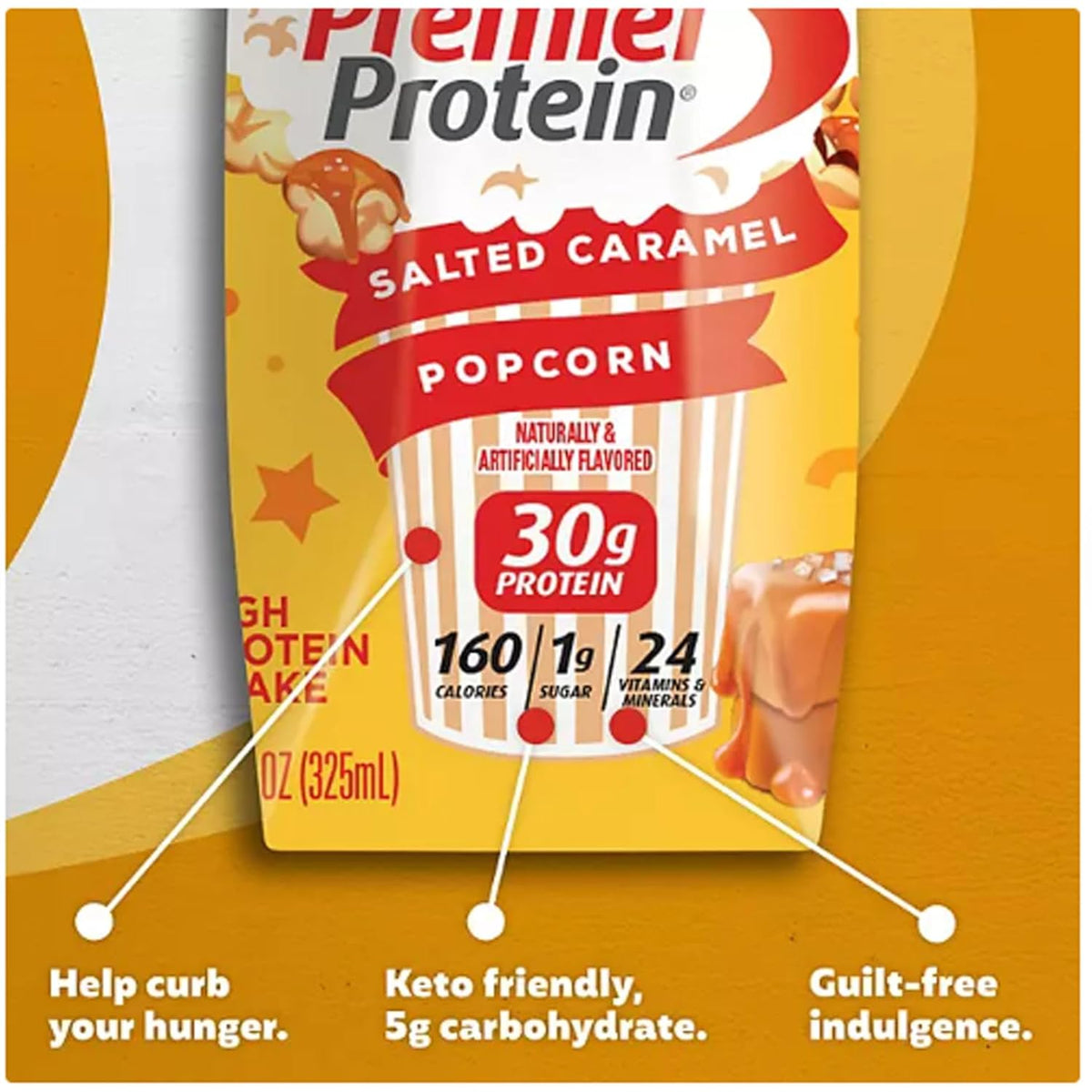 Salted Caramel Popcorn Protein Shake (11 fl. oz., 12 pk.) T885862