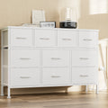 Brown 10 Drawer Fabric Dresser H76183