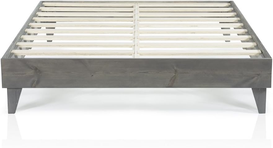Queen Wood Platform Bed Frame R644