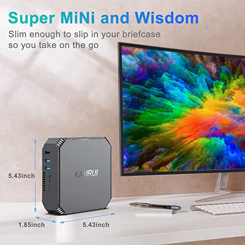 Mini PC Ryzen 7 5700U 16GB DDR4 RAM 512GB NVME SSD H773505
