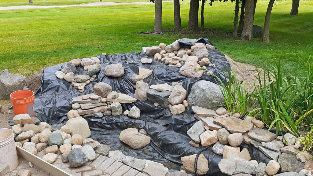 45 Mil EPDM Rubber Pond Liner Combo Z15360
