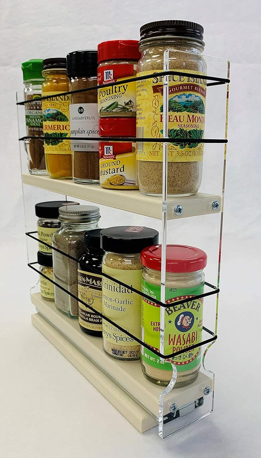 Spice Rack Narrow Space 10 Capacity Drawer Access W873