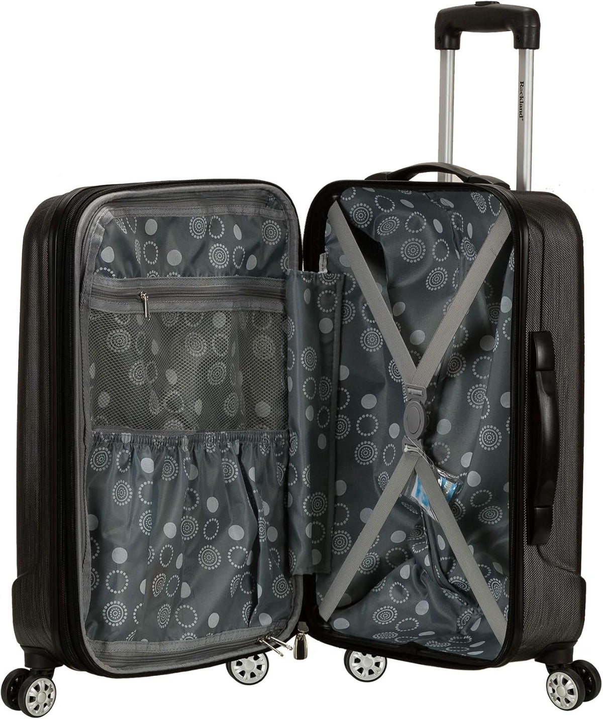 Metallic Hardside Expandable Spinner Wheel Luggage, Carry-On 20" Z433