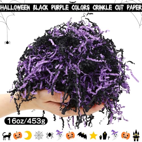Red Green Crinkle Cut Paper Shred Filler E356