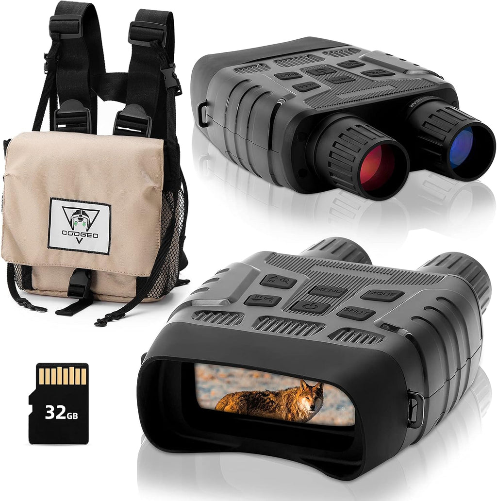 Night Vision Infrared Goggles with 32GB Card P402