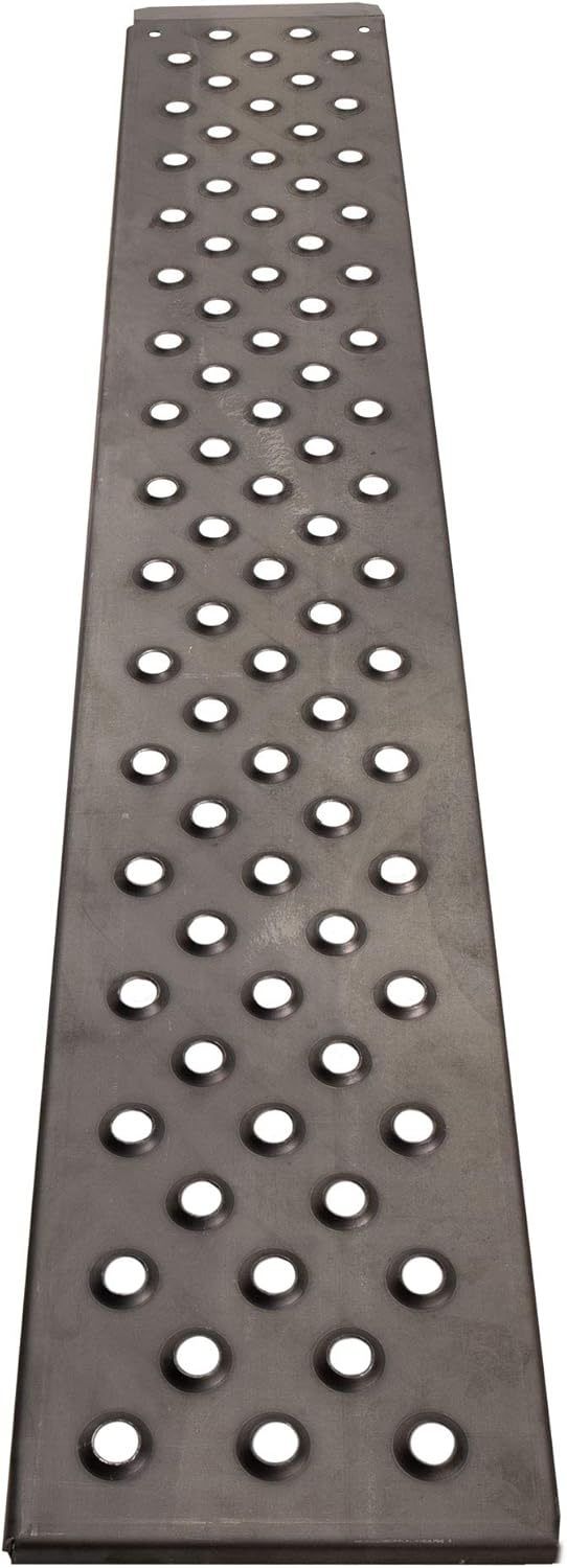Heavy Duty 10ga Steel Trailer Loading Ramps, 2500lb Capacity (1-Pack) A31037
