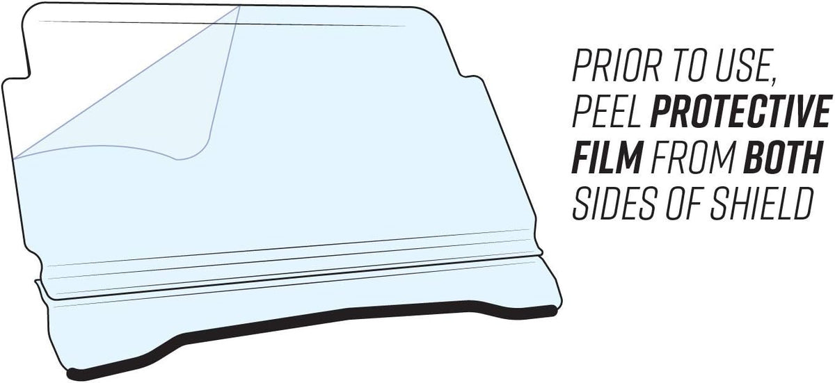 Heavy Duty Scratch Resistant Full Windshield D336