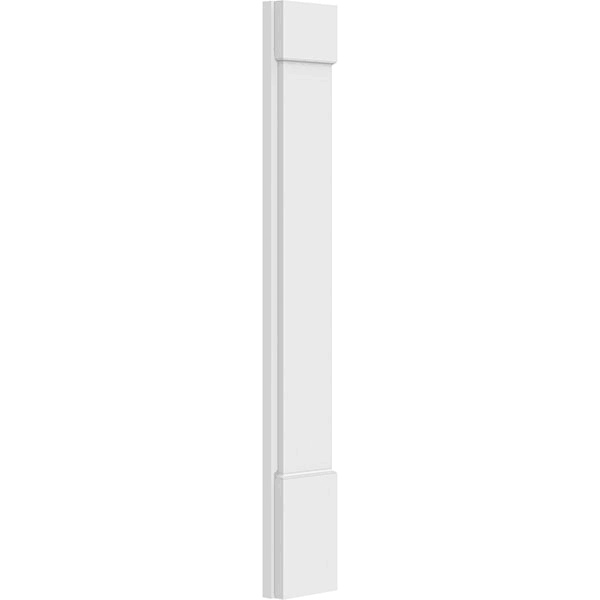 Plain PVC Pilaster with Standard Capital & Base (Pair) H863512