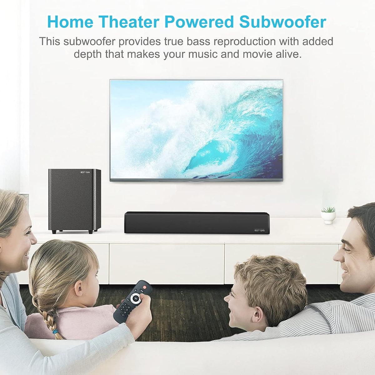 Powered Subwoofer, Black R971074