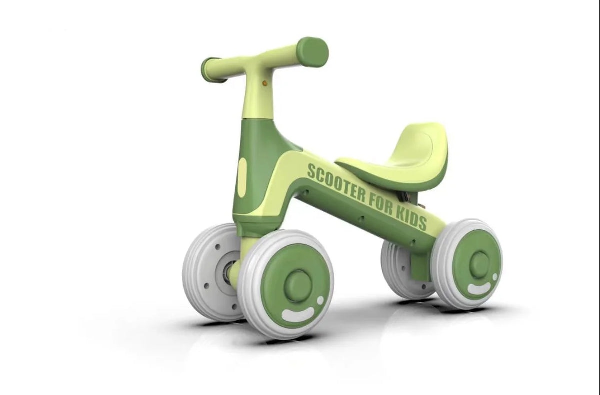 Blue 4 Wheels Toddler Balance Bike T11961