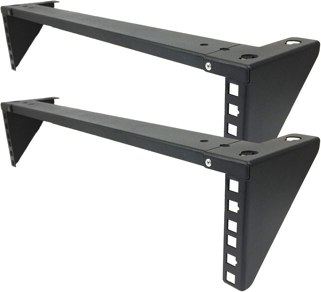 2U Light-Loading Foldable 19 Inches Cold Rolled Steel Vertical Wall Mount Rack L914
