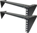 2U Light-Loading Foldable 19 Inches Cold Rolled Steel Vertical Wall Mount Rack L914