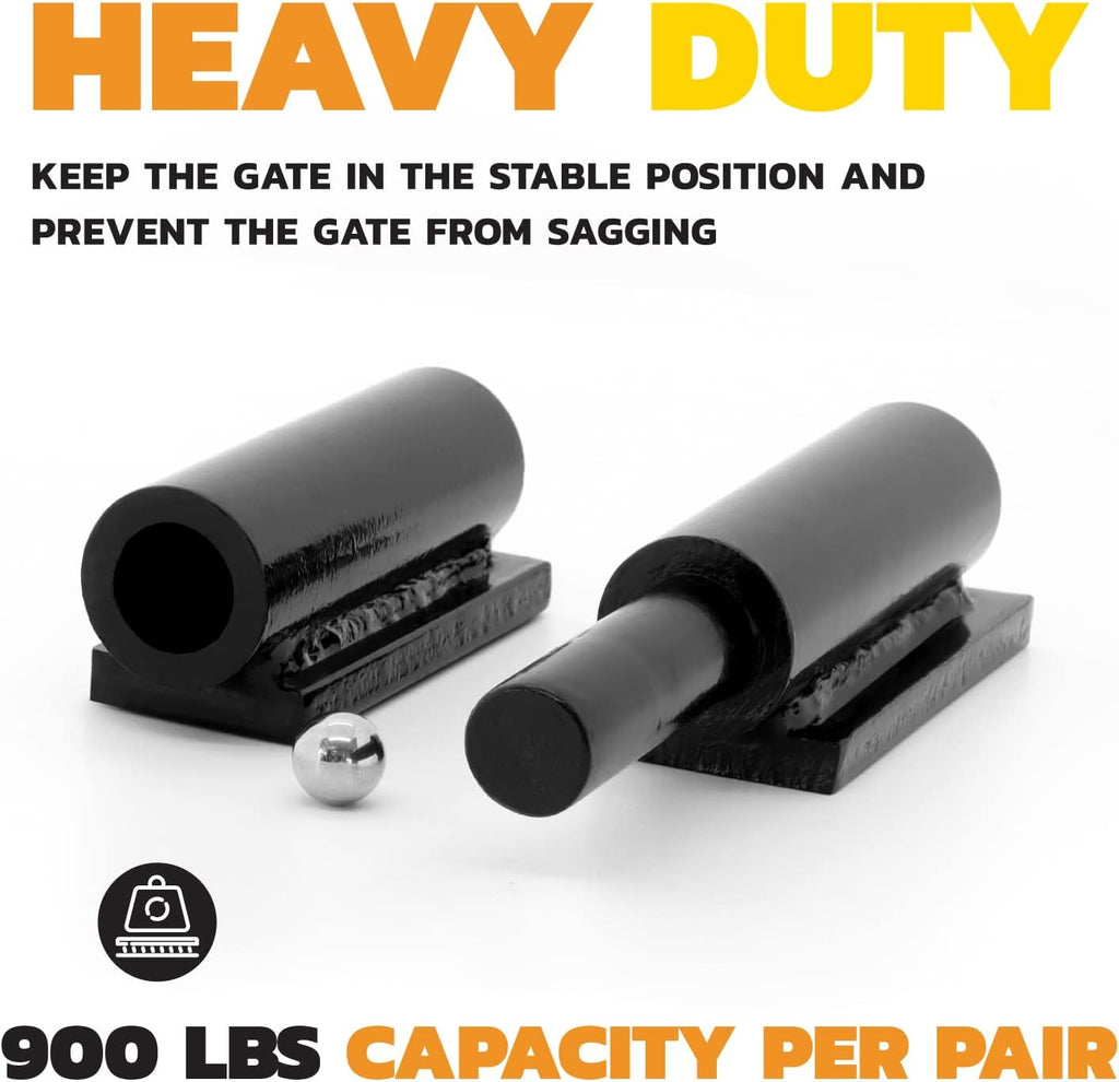 7 Inch Barrel Style Gate Hinge Pair Pack of 2 R842333