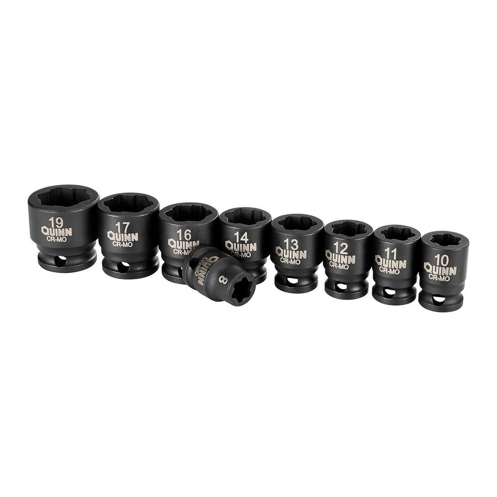3/8 in. Drive Metric Bolt Extractor Socket Set, 9-Piece Q96714