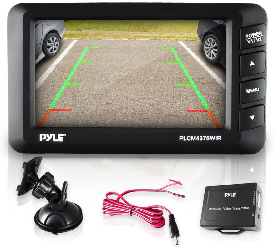 4.3” LCD Monitor Wireless Backup Camera with Night Vision LEDs P766
