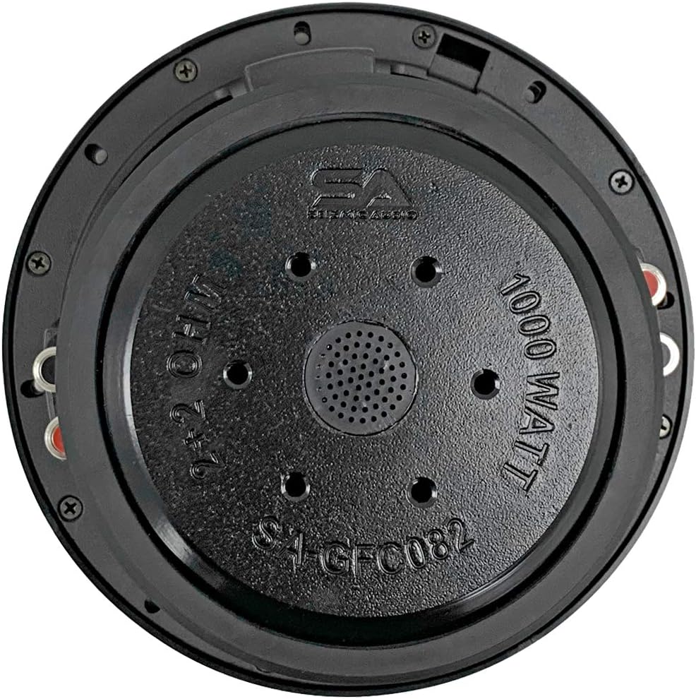 8 Inch 1000 Watt Max Power Dual 2 Ohm Car Audio Subwoofer W958427