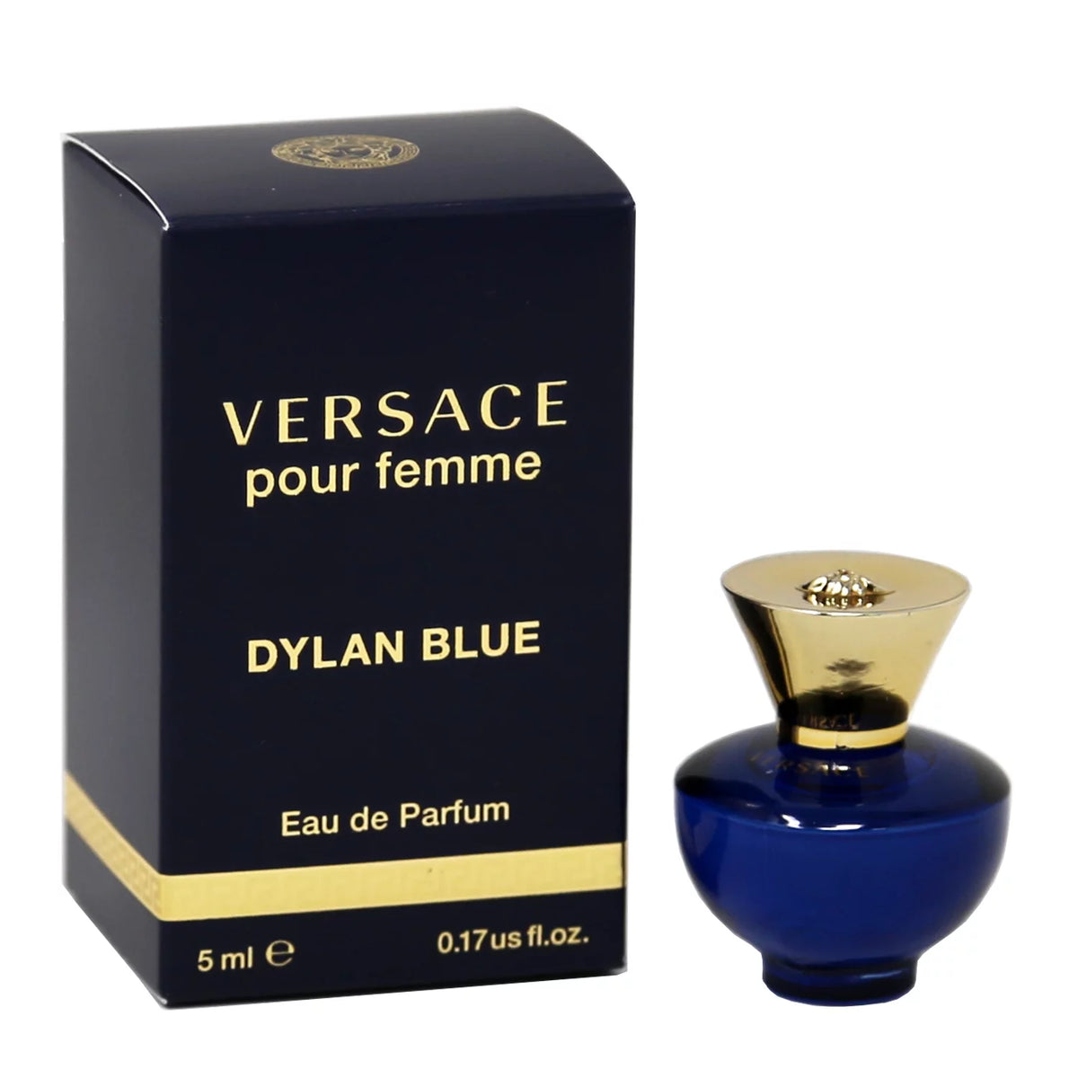 Crystal Noir EDT, Dylan Blue Femme EDP, Man Eau Fraiche EDT 5ml 3PK Kit U9062