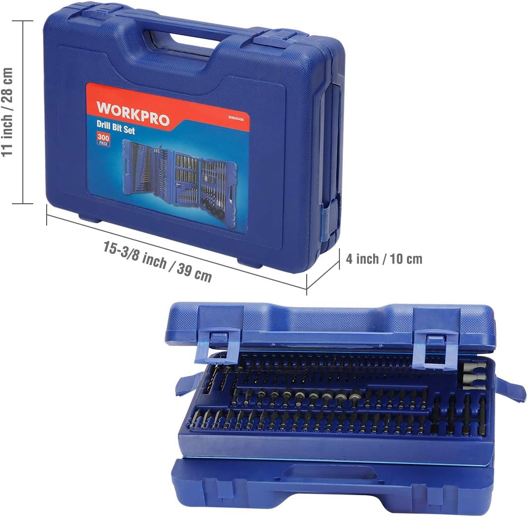 300-Piece Drill Bit Set with Storage Case E2777