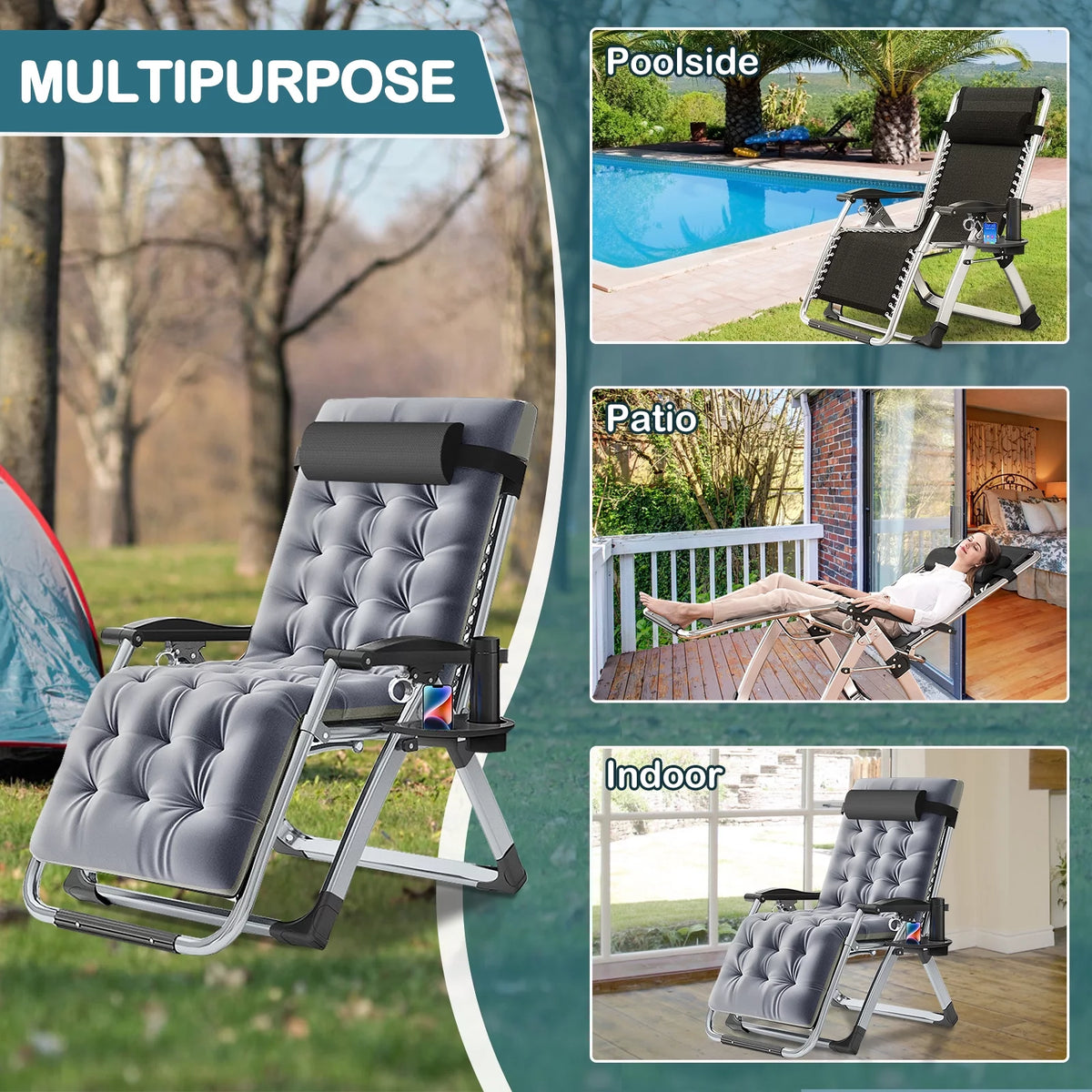 Oversize Zero Gravity Recliner Chair T786637