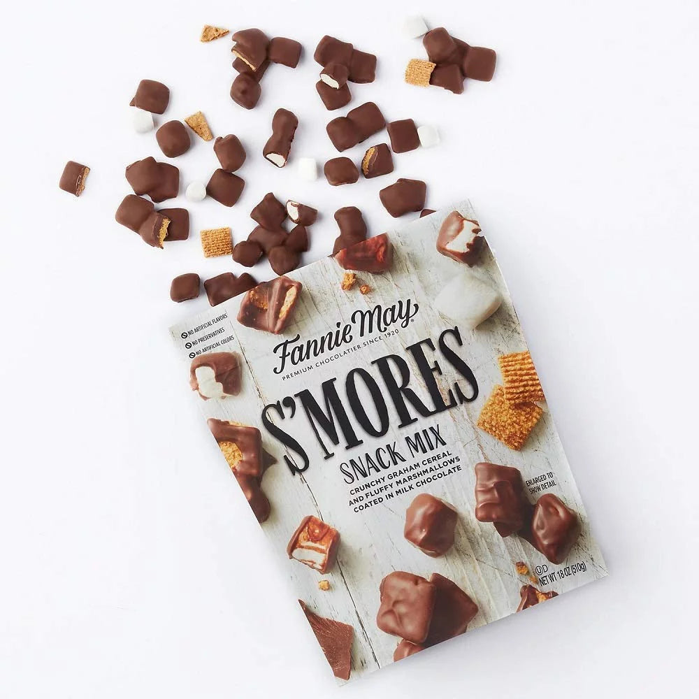 Milk Chocolate Covered Mini Marshmallows and Graham Cereal, 18oz Bag M52726