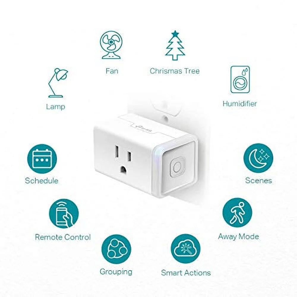 White 15 Amp Smart Plug 3-Pack L37230