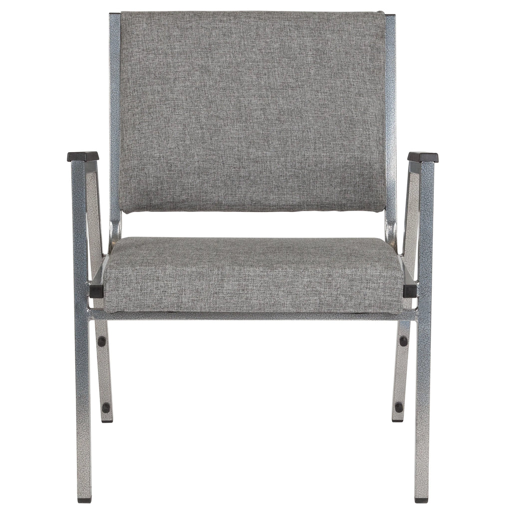 4 Pack Gray Antimicrobial Fabric Bariatric Medical Reception Arm Chair Q418428