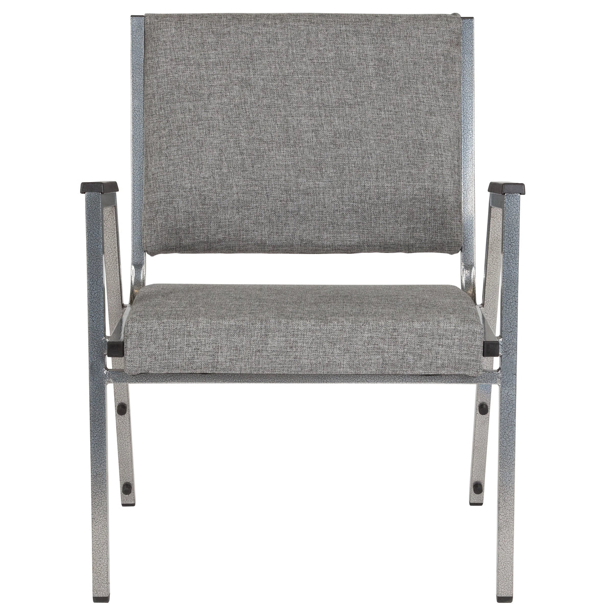 4 Pack Gray Antimicrobial Fabric Bariatric Medical Reception Arm Chair Q418428
