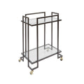 Gold 2-Tier Serving Cart E903103