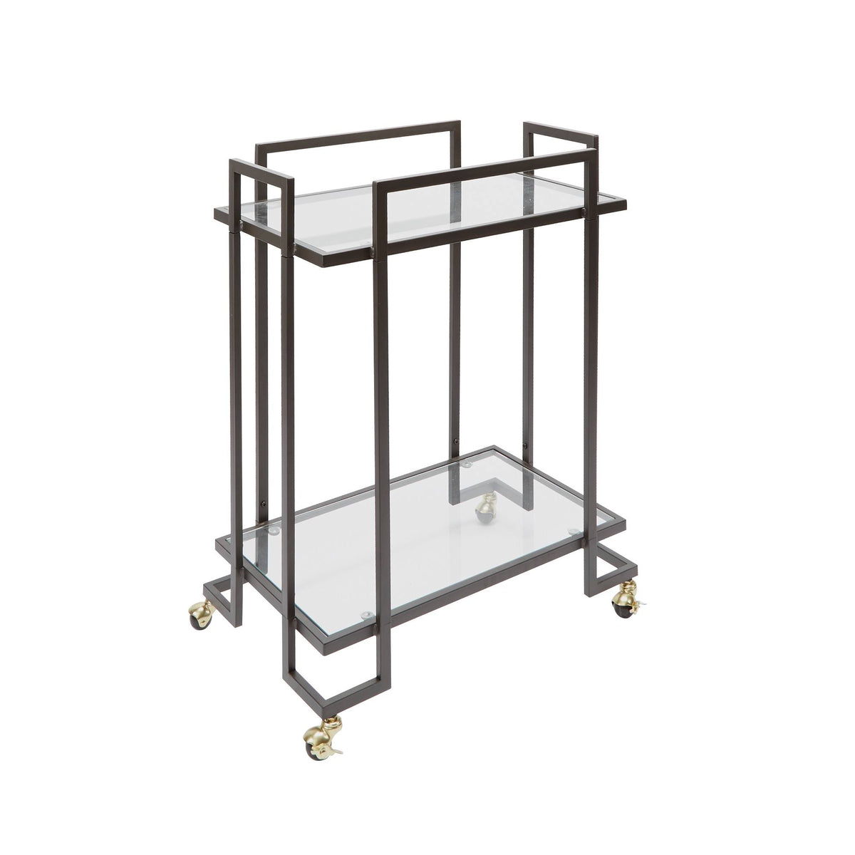 Gold 2-Tier Serving Cart E903103