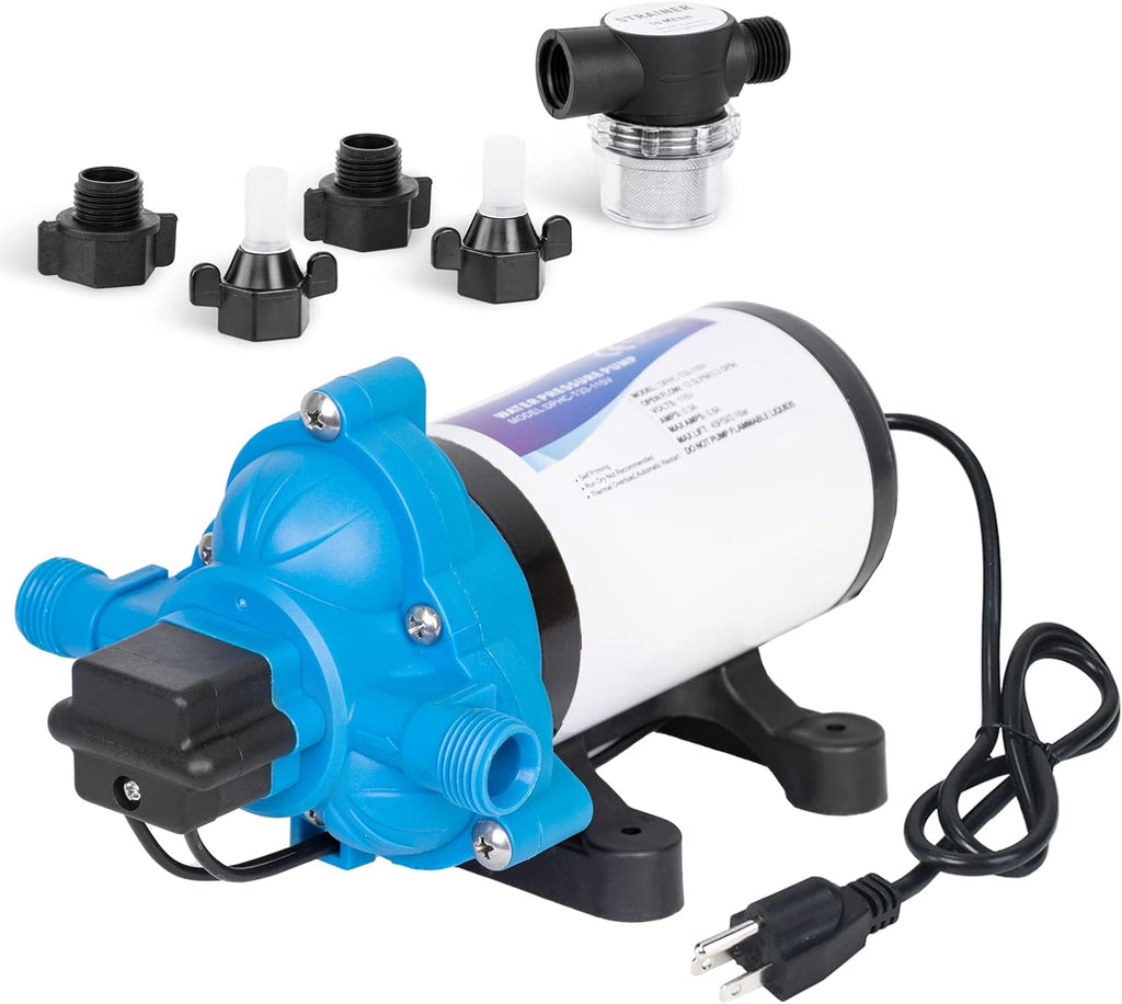 110V AC Water Pressure Pump 5.0GPM 55PSI Self Priming D2780