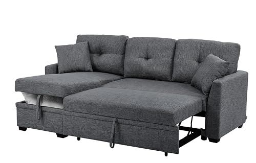 Oversized Corduroy U-Shaped Sectional Sofa with Chaise Lounge and 7 Toss Pillows L469898