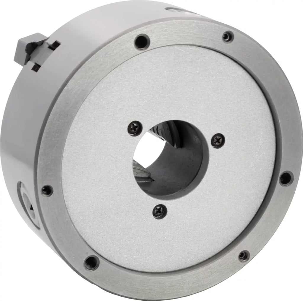6" 3-Jaw Self-Centering Lathe Chuck with Backing Plate O7484