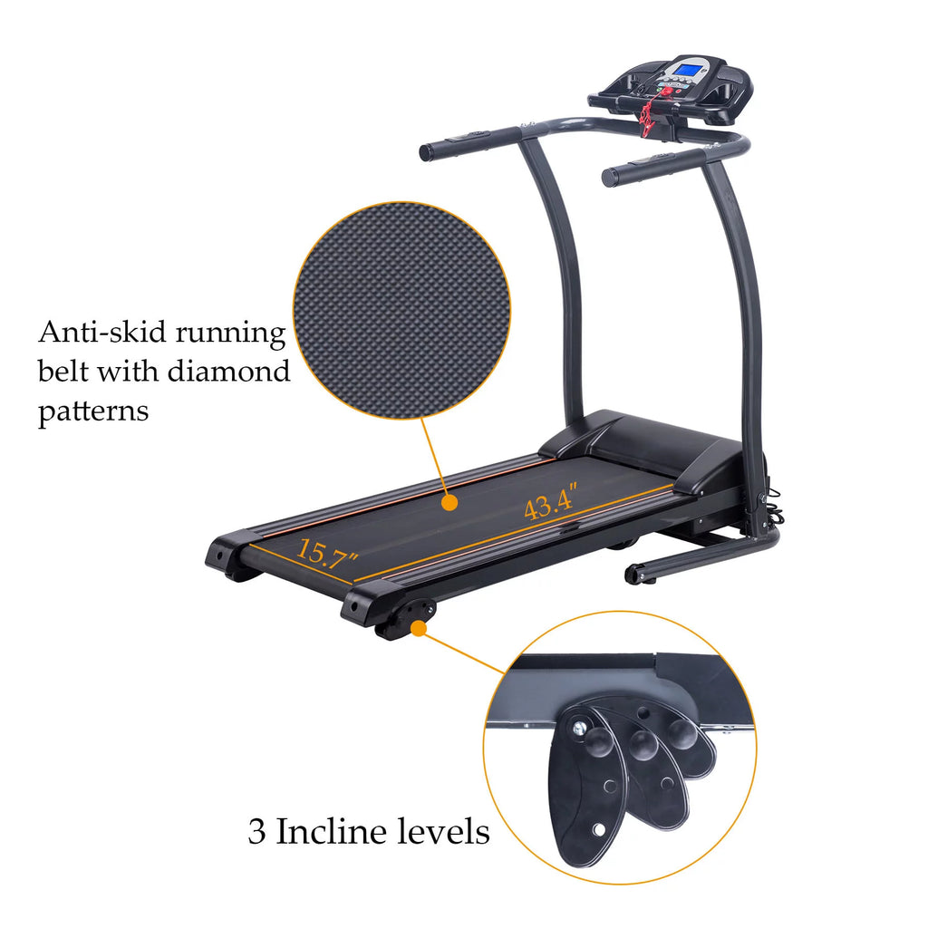 Foldable Incline Motorized Treadmill V4524