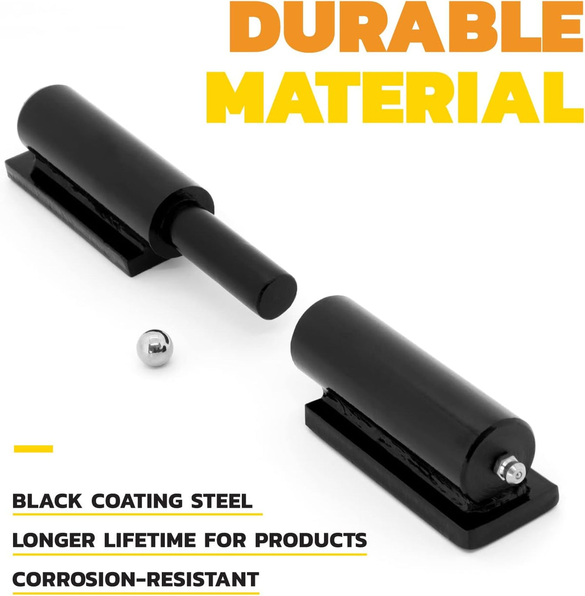 7 Inch Barrel Style Gate Hinge Pair Pack of 2 R842333