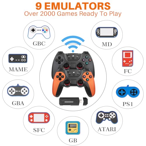 64G Retro Game Console with Wireless Double Handle G4512