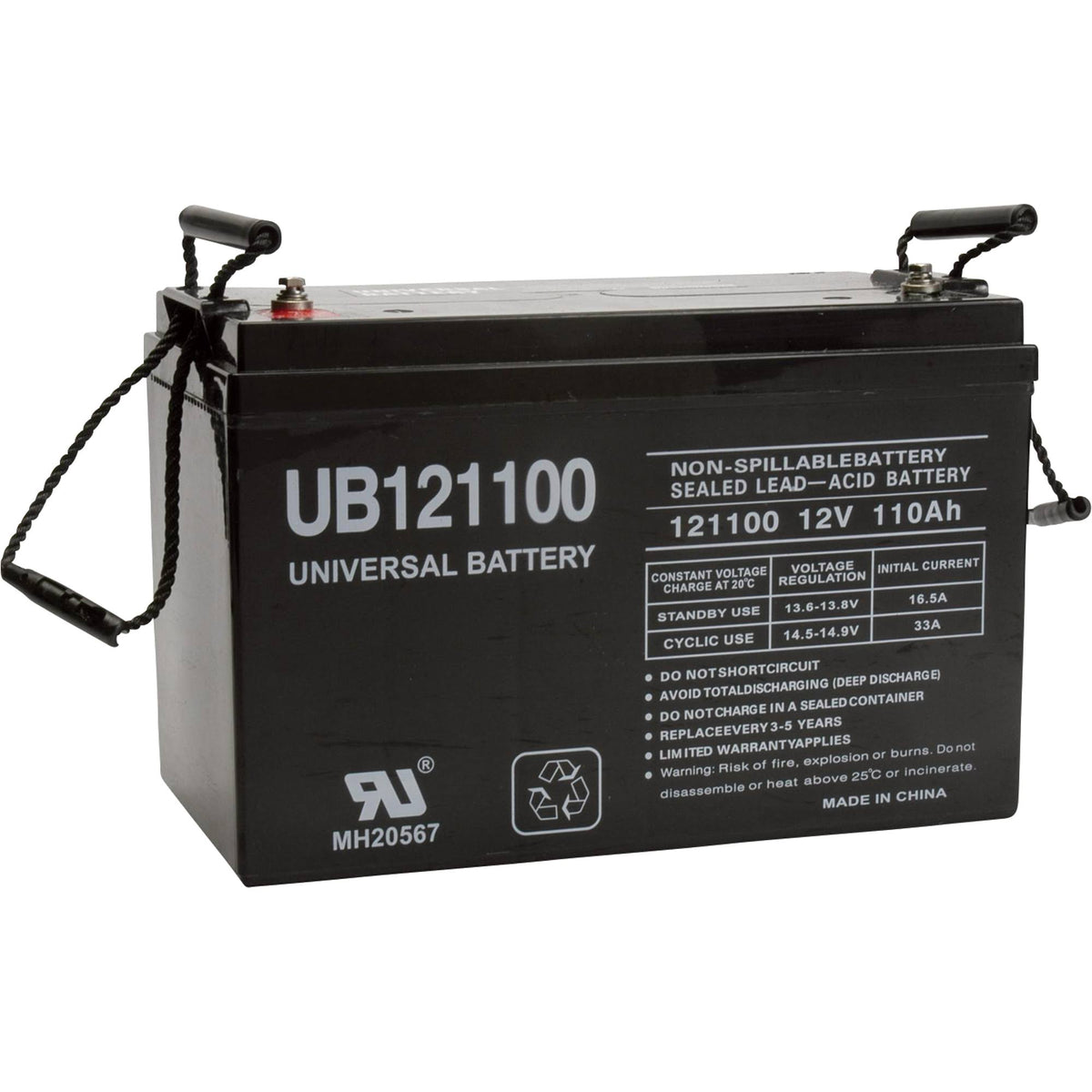 AGM Battery Sealed Lead Acid 12V I36716